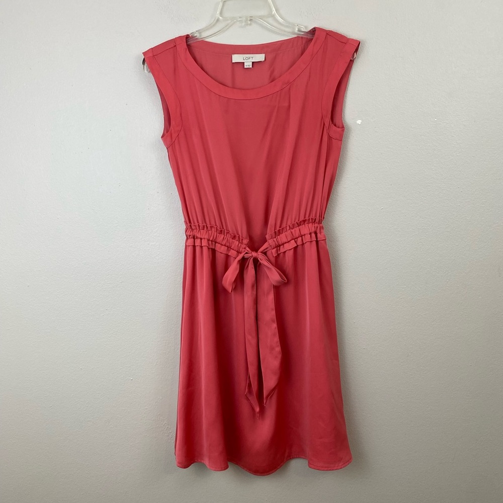 LOFT Silky Coral Dress